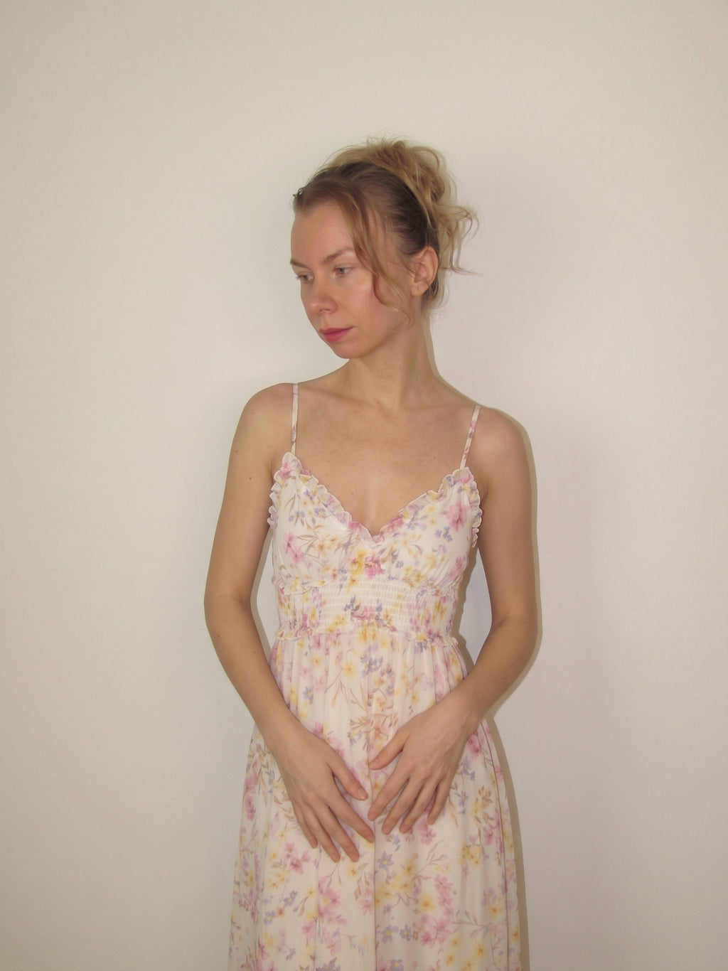 The Flora Chiffon Tier Elbise