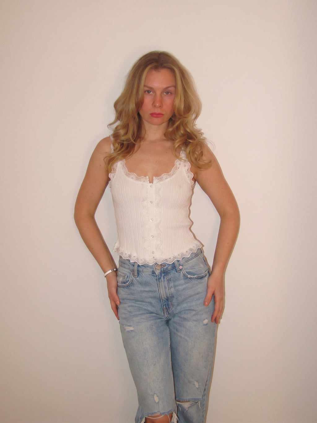 The Ivory Whisper Triko Bluz
