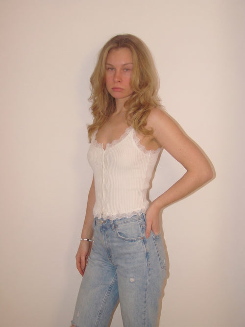 The Ivory Whisper Triko Bluz